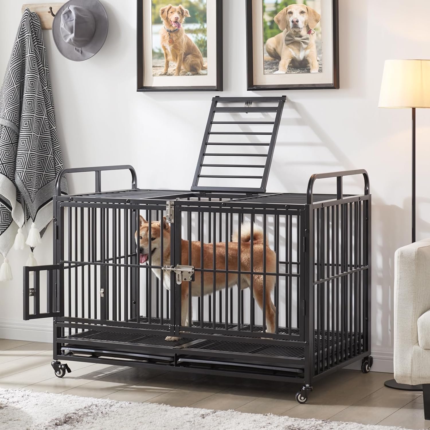 Lauren&Harold 48 Inch Heavy Duty Dog Crate Furniture Review