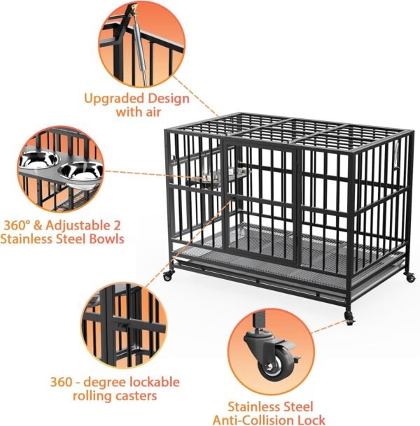 LOVMOR 43 Heavy Duty Dog Crate Review